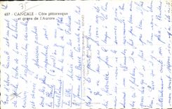 CPA Cancale dimensiona pintoresco y cargas con amanecer de I