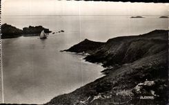 CPA Cancale the passage da old the rivier Points of Grouin