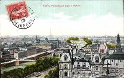 CPA Paris Panorama Of the Bridges