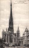 CPA the cathedral of Rouen Apse and the Arrow seen of the Court of