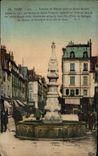 CPA Tours Fountain of Beaune Raised in 1511 per Bastien and Martin Francois