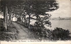 CPA Dinard La Vicomte Le Chemin de Ronde The Around way