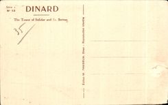 CPA Dinard La Vicomte Tour Solidor et St Servan