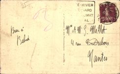 Playa de CPA Dinard del mi trame y la caminata de va