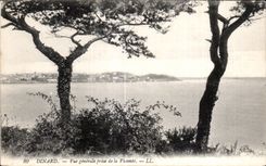 CPA Dinard Vue generale Prise de la Vicomte