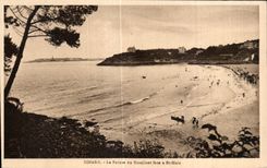 CPA Dinard La Pointe du Moujinet face a St Malo