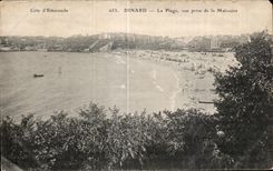 CPA Dinard La Plage vue Prise de la Malouine