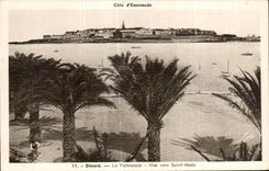 CPA Dinard L Palmeraie Vue vers Saint Malo