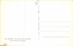 CPA Dinard La Promenade des Alies et la Pointe du Moulinet