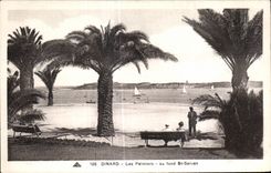 CPA Dinard La Palmeraie au fond St Servan