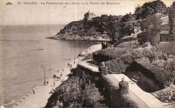 CPA Dinard La Promennde des Allies et la Pointe du Moulinet