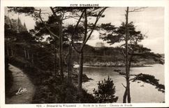 CPA Dinard la Promenade Bords de la Rance Chemin de Ronde