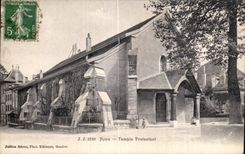 CPA Suisse Nyon temple Protestant