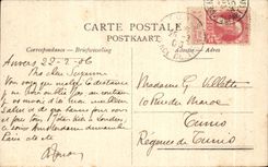 CPA la flecha de la catedral de Amberes