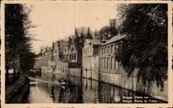 CPA Bruggge Palate of the Franc