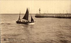 CPA Ostend Boat of Sinners Boat