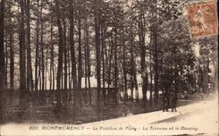 CPA Montmorency the House of Flone the Terrace and the Dance hall