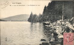 CPA Les Vosges Lac de Gerardmer Les Falaises du Lac