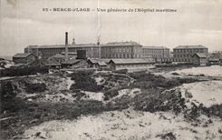 CPA Breck Plage Vue generale de l Hoptial maritime