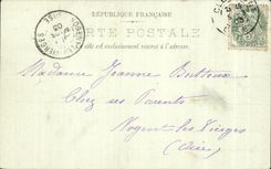 Santo Sanson de la iglesia de CPA Clermont el pulpito