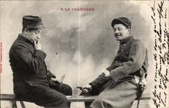 CPA With the Militaria Barrack room