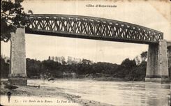 CPA dimensiona la esmeralda los bordes DA rancios el puente de Lessart