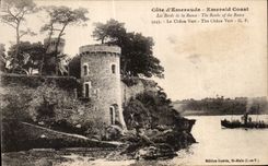 CPA dimensiona la costa esmeralda de Emevaude de los bordes de rancio los bancos el Rance el roble de encina el roble de encina