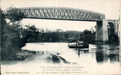 CPA dimensiona la costa esmeralda de Emevaude de los bordes de rancio los bancos el Rance el puente de Lessard el puente de Lessard