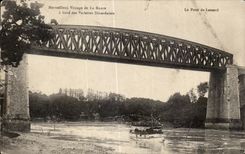 Los recorridos de CPA Merveilleux de rancio tienen borde de las motoras de alta velocidad de Dinardaises el puente de Lessard