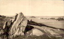 CPA Cancale IIe of the Moors Lighthouse of Pierre