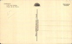 CPA Cancale IIe of the Moors Lighthouse of Pierre