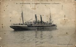 CPA Saint Nazaire the Transatlantic liner Navarre