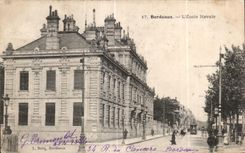 CPA Bordeaux L Ecole Navale