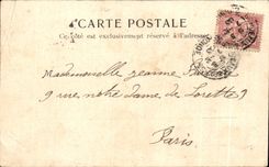 CPA Bordeaux Allees de Tourny Cours du 30 juillet et monument des Girondins