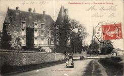 CPA Courtalain Vue prise du Calvaire