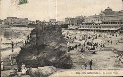 CPA Biarritz Artistique La grand Plage