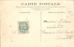 CPA Lourdes Interieur du Rosaire Autel en Mosaique la Visitation