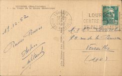 CPA Lourdes La Vierge de la Grotte Miraculeuse