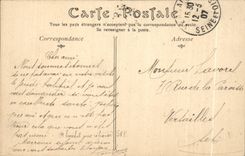 Santo GermAn de CPA en el martillo de Laye el piso y el camino de Loges