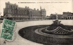 Santo GermAn de CPA en el martillo de Laye el piso la estacion de la iglesia y de tren del castillo