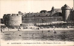 Santo Malo de CPA las paredes los terraplenes