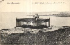 CPA dimensiona a santo de Emeraude Malo la tumba de Chateauoriand