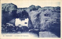 Rocas de CPA Pornichet de Congrigoux