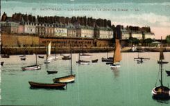 Santo Malo de CPA antes del puerto de Ouai De Dinan