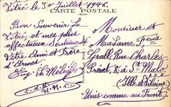 CPA Vitre Monument aux Morts Militaria Poilu