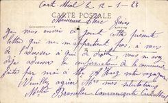 CPA the High Vosges the Rock of the Devil on the road of Longemer to Schlucht