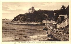 CPA Dinard La Promenade dos Allies et la Pointe des Allies et la Pointe du Moulinet