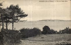 CPA Dinard Vue sur Saint Malo