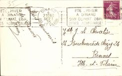 CPA Dinard Les Palmiers au fond St Servan