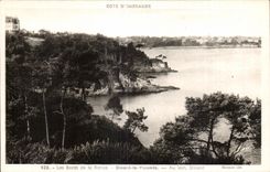 CPA Les Bords de la Rance Dinard la Vicomte Au loin Dinard